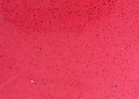 Le rouge de Rose a réutilisé la résistance en verre 3000mm x 1400mm d'éraflure de partie supérieure du comptoir de quartz